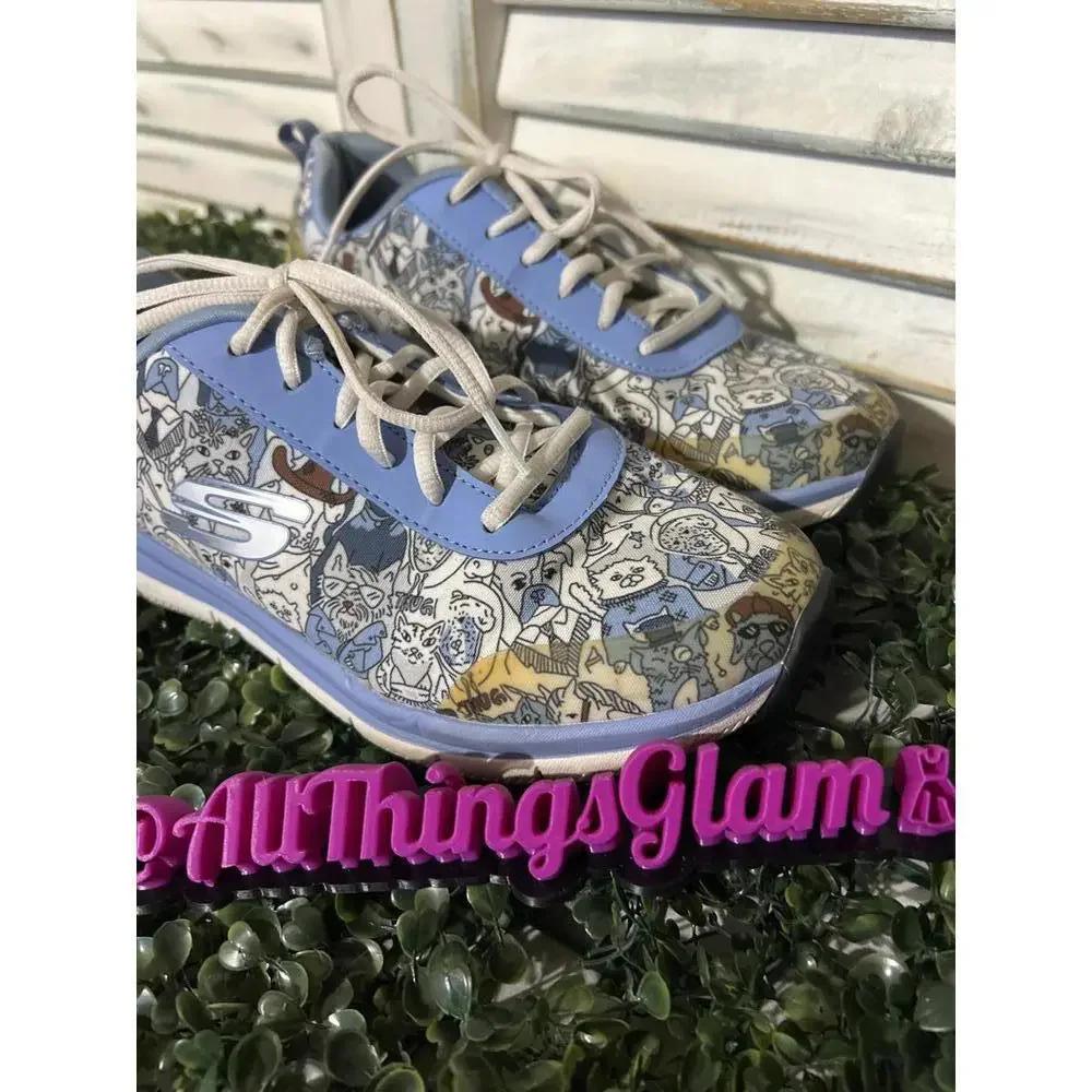 Skechers Comfort Flex happy trails cartoon animal print 10 - Picture 3 of 8